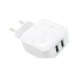 Зарядное устр-во USB REDDAX RDX-25, 2USB, 2.4-A, коробка, белый. (гар. 12 мес.)