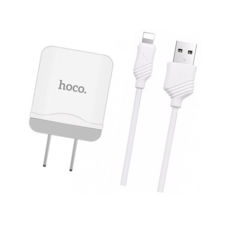  - USB 220 Hoco C22A c Lightning (EU) (1USB, 2.4) white
