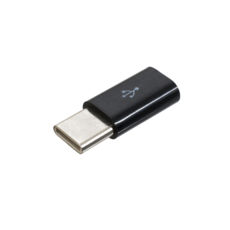  MicroUSB - USB Type-C (F/M) PATRON Black (PN-MIC-TYPE-C)