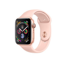 Apple Watch Series 4 GPS 44mm Gold Aluminum Case with Pink Sand Sport Band MU6F2