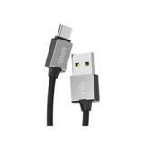 Кабель USB 2.0 Type-C - 1.2 м Hoco U49 Refined steel Type-C black