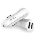 Автомобильное зарядное устр-во USB Ldnio C331 c Lightning USB (2USB, 3.4A) white