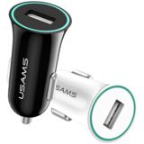 Автомобильное зарядное Usams US-CC036 (1USB, 1.2А) black