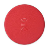 Бездротовий зарядний пристрій Hoco CW14 round wireless (1A) red
