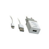 Зарядное устр-во Golf GF-U1m с Micro USB (EU) Plug (1USB, 1А) white