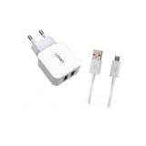 Зарядное устр-во Ldnio A2202 c Micro USB (2USB, 2.4A) white