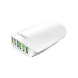 Зарядное устр-во USB 220В Ldnio A6573 c Micro USB (6USB, 5.4A) white