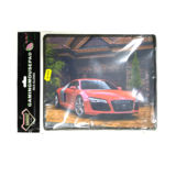 Коврик для мышки прорезиненный OFFICE AUDI RED, ПРОШИТЫЙ, размер (25-20cm) - IS
