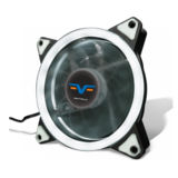 Вентилятор 120 mm Frime Iris LED Fan Single Ring White (FLF-HB120WSR), 120x120x25mm
