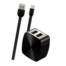  - USB 220 Remax RP-U215 c Type-C (2USB/2.4A) black
