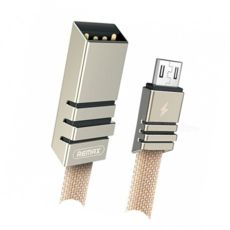  USB 2.0 Micro - 1.0  Remax Weave Data RC-081m MicroUSB tarnish