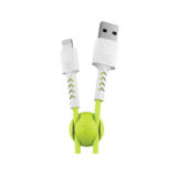 Кабель USB 2.0 Lightning - 1.0м Pixus Soft кабель Lightning 2,1A,1 метр, в комплекте с фиксатором, лайм