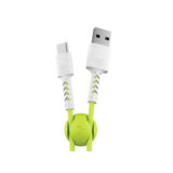 Кабель USB 2.0 Type-C - 1.0м Pixus Soft кабель Type C, 2,1A,1 метр, в комплекте с фиксатором, лайм