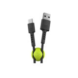 Кабель USB 2.0 Type-C - 1.0м Pixus Soft кабель Type C, 2,1A,1 метр, в комплекте с фиксатором, черный