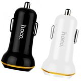 Автомобільний зарядний пристрій Hoco Z14 с Lightning (1USB, 3.4A) white