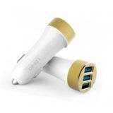 Автомобильное зарядное Ldnio DL-C50 с Micro USB (3USB, 5.1A) white