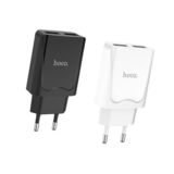 Зарядное устр-во USB 220В Hoco C52A Authority EU (2USB 2.1A) white