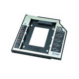 Карман для ноутбука под 2.5" SSD/Sata винт (вместо привода) 12,7мм, метал-пластик OEM