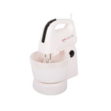 Миксер Tefal HT6151 38, 500Вт, вращающаяся чаша 3.3л, 5 скоростей, турбо кнопка, 2 крюка для теста, 2 венчика, белый