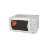 Микроволновая печь Mystery MMW-2013, 20л, 800Вт, механика, внутреннее покрытие эмаль, дверца открывается за ручку, белый