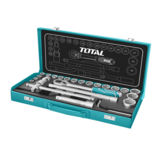 Набор TOTAL THT141253 ключей, головок торцевых 1/2", 25 пр.