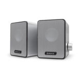 Акустична система 2.0 REAL-EL S-65 (silver) 2*3W speaker, mini-jack 3,5/USB