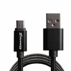  USB 2.0 Micro - 1.0  Grand-X FM-07 3A, Black -.-  