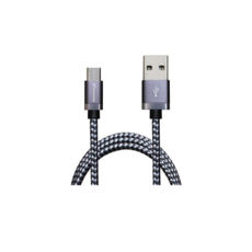  USB 2.0 Type-C - 1.0  Grand-X FC-07 3A, Silver/Black -.-  