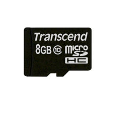   8 GB microSDHC Transcend 8Gb class 10 ( ) TS8GUSDC10