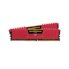  DDR4 2  8GB 3000MHz CORSAIR Vengeance LPX Red (CMK16GX4M2B3000C15R) 