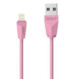 Кабель USB 2.0 Lightning - 1.5 м Golf Diamond GC-27i Lightning pink