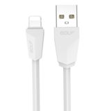 Кабель USB 2.0 Lightning - 1.5 м Golf Diamond GC-27i Lightning white