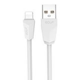 Кабель USB 2.0 Lightning - 1.0м Golf GC-64i Lightning white