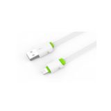 Кабель USB 2.0 Lightning - 2.0 м Ldnio LS01 с Lightning 2M 2.1A white