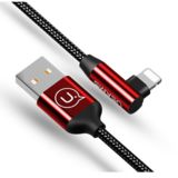 Кабель USB 2.0 Lightning - 1.2 м Usams Magnetic Chargng US-SJ157 1.2m Lightning red