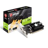 Видеокарта MSI GeForce GT 1030 2GD4 LP OC (GT1030/2GB/DDR4/ 64BIT, HDMI/DP, 1430/2100MHz) БН