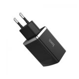 Зарядное устр-во USB 220В Hoco C43A EU (2USB 2.4A) black