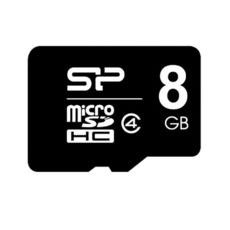   8 Gb microSD SILICON POWER SDHC Class4 (SP008GBSTH004V10SP)
