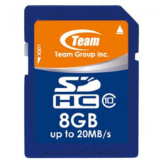   8 Gb SD Team SDHC lass10 (TSDHC8GCL1001)