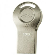 USB Flash Drive 16 Gb PNY Attache I Durable Metal Silver (FDI16GATTI-EF)