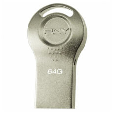 USB Flash Drive 64 Gb PNY Attache I Durable Metal Silver (FDI64GATTI-EF)