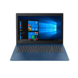 Ноутбук 15" Lenovo IdeaPad 15 Midnight Blue (81D100H4RA) / синий / 15.6" (1366x768) HD, матовый / Intel Celeron N4000 (1.1 - 2.6 ГГц) / RAM 4 ГБ / HDD 500 ГБ / Intel UHD Graphics 600/ Wi-Fi / Bluetooth / no ODD / DOS / 2.2 кг