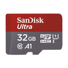   32 GB microSD SanDisk Ultra UHS-I A1 (98Mb/s, 653x) (SDSQUAR-032G-GN6MN)