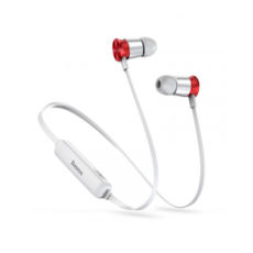 Baseus Encok Sports Wireless Earphone S07 Silver+Red NGS07-S9