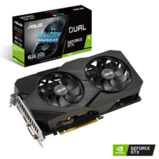  Asus GeForce GTX 1660 DUAL, GTX1660, 6GB GDDR6 (DUAL-GTX1660-6G-EVO)