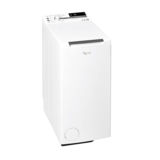 Стиральная машина вертикальная Whirlpool TDLR 60230, 1200 об/мин, 6кг, дисплей, прямой привод, технология "6-е чувство", 16 программ, швг 40х90х60, белый