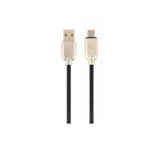 Кабель USB 2.0 Micro - 1.0 м Cablexpert CC-USB2R-AMmBM-1M, премиум, 2.1А