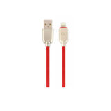 Кабель USB 2.0 Lightning - 2.0 м Cablexpert CC-USB2R-AMLM-2M-R, премиум, 2.1А