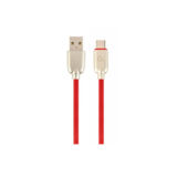 Кабель USB 2.0 Type-C - 1.0 м Cablexpert CC-USB2R-AMCM-1M-R, A-папа/C-папа, 1 м, премиум, 2.1А