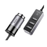 Автомобильное зарядное устр-во USB Baseus Enjoy Together Output Patulous Car Charger 5.5A Black CCTON-01